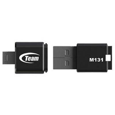 USB флеш накопичувач Team 32GB M131 Black OTG USB 2.0 (TM13132GB01) - зображення 3