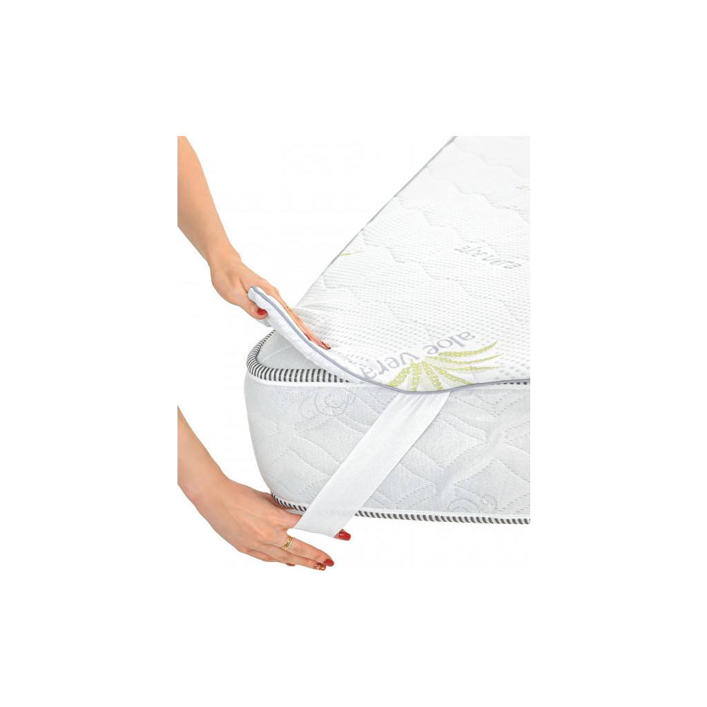 Наматрацник MirSon №1050 Alberto Тенцель (Modal) Seasons Aloe Vera 60х120 см (2200001507609) - зображення 6