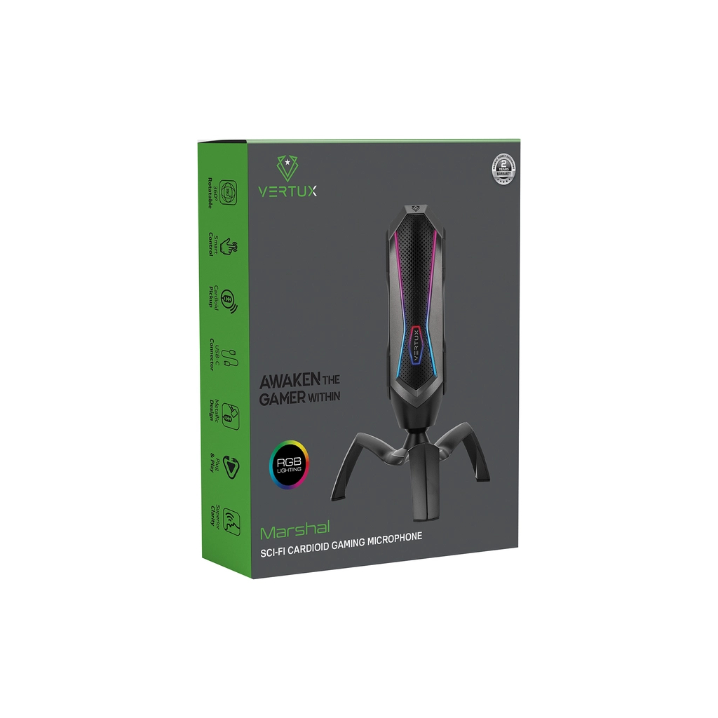 Мікрофон Vertux Marshal USB Black (marshal.black) - зображення 2