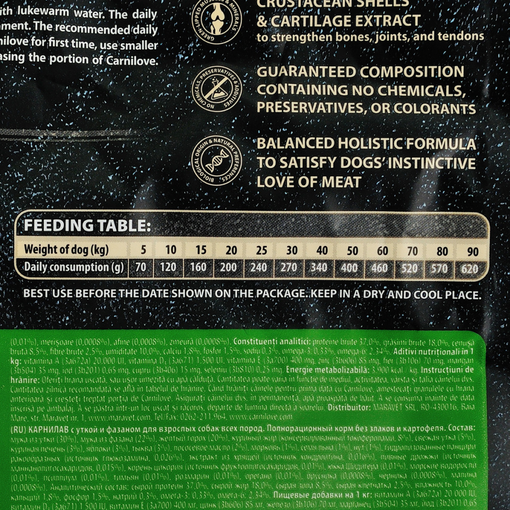 Сухий корм для собак Carnilove Adult Duck and Pheasant 1.5 кг (8595602508877) - зображення 3
