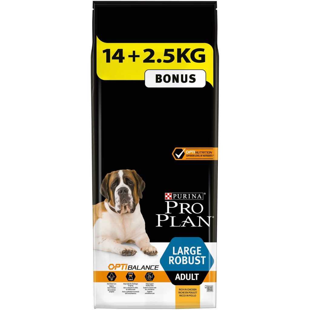 Сухий корм для собак Purina Pro Plan Dog Large Adult Robust з куркою 14+2.5 кг (7613035120624) - зображення 5
