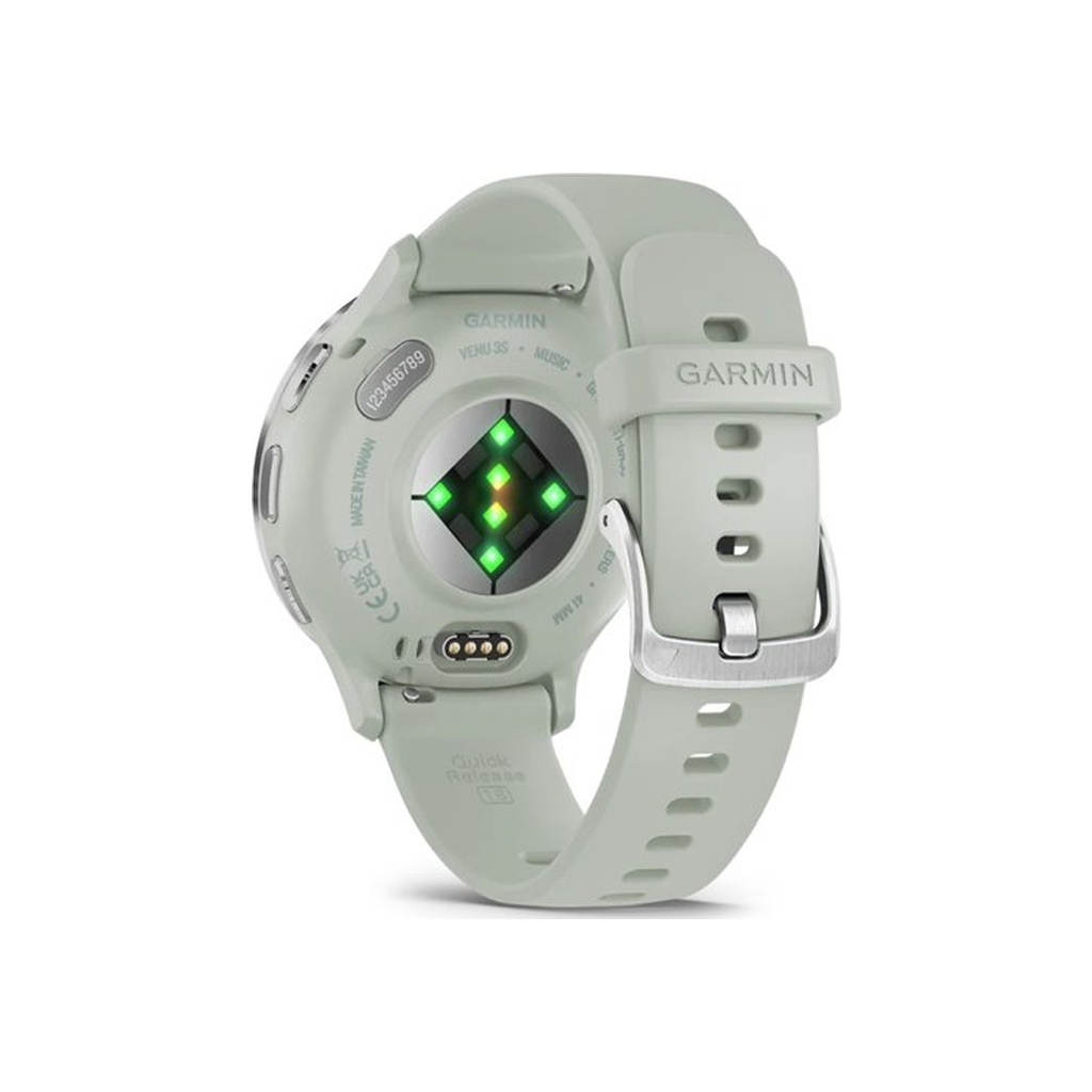 Смарт-годинник Garmin Venu 3S, Sage Gray + Passivated, GPS (010-02785-01) - зображення 6
