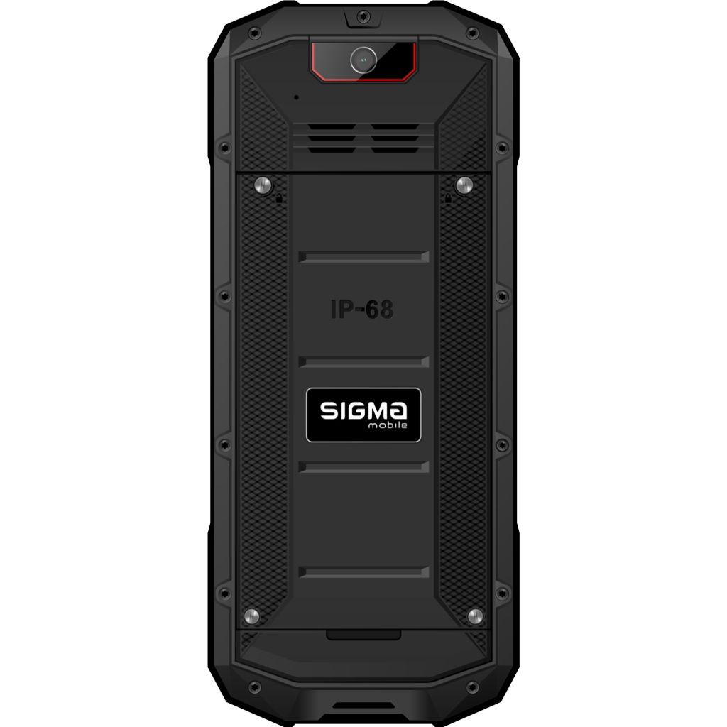 Мобільний телефон Sigma X-treme PA68 Black Red (4827798466520) - зображення 2
