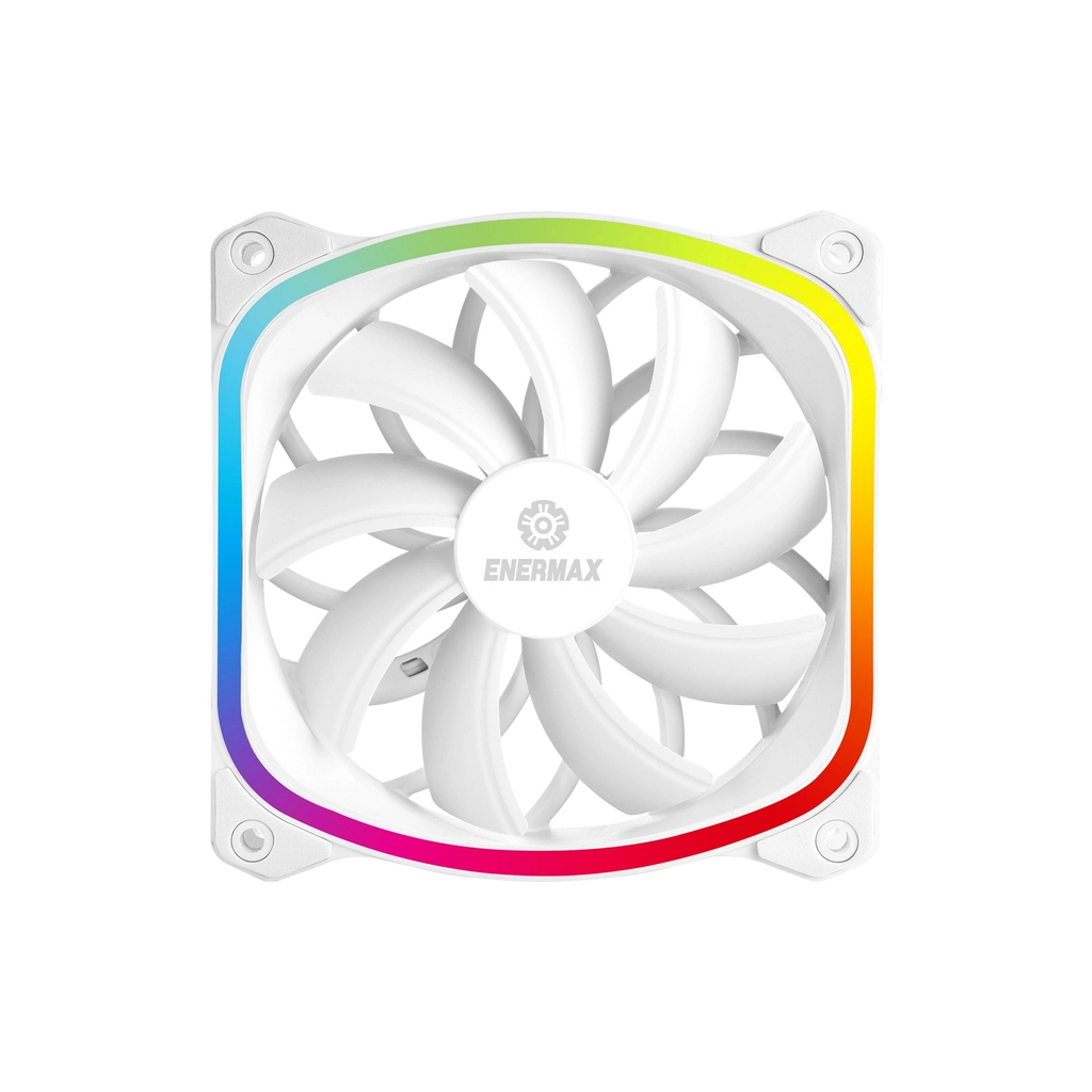 Кулер до корпусу Enermax SquA RGB White (UCSQARGB12P-W-SG) - зображення 2