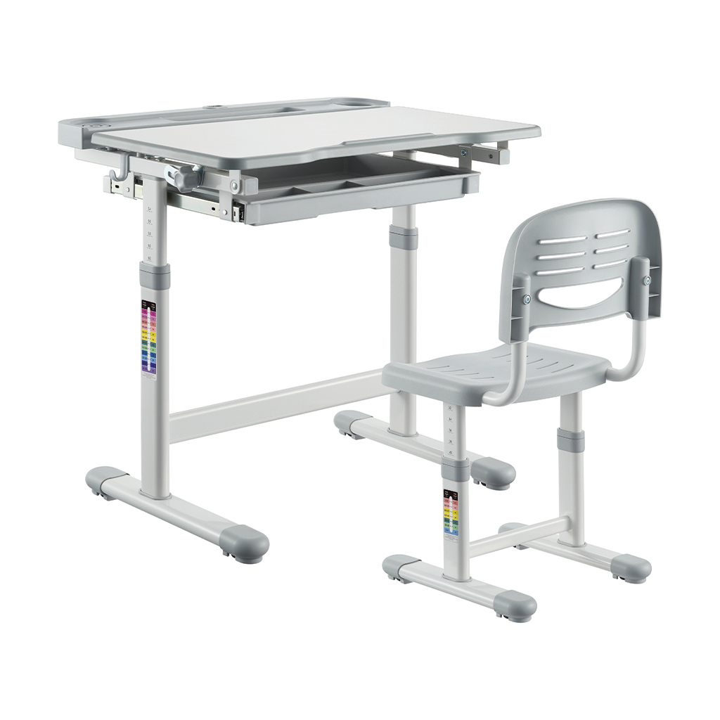 Парта зі стільцем FunDesk Bellissima grey (221918) - зображення 3