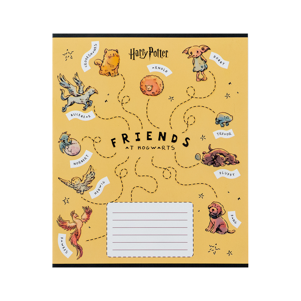 Зошит Kite Harry Potter 12 аркушів, коса лінія (HP24-235) - зображення 4