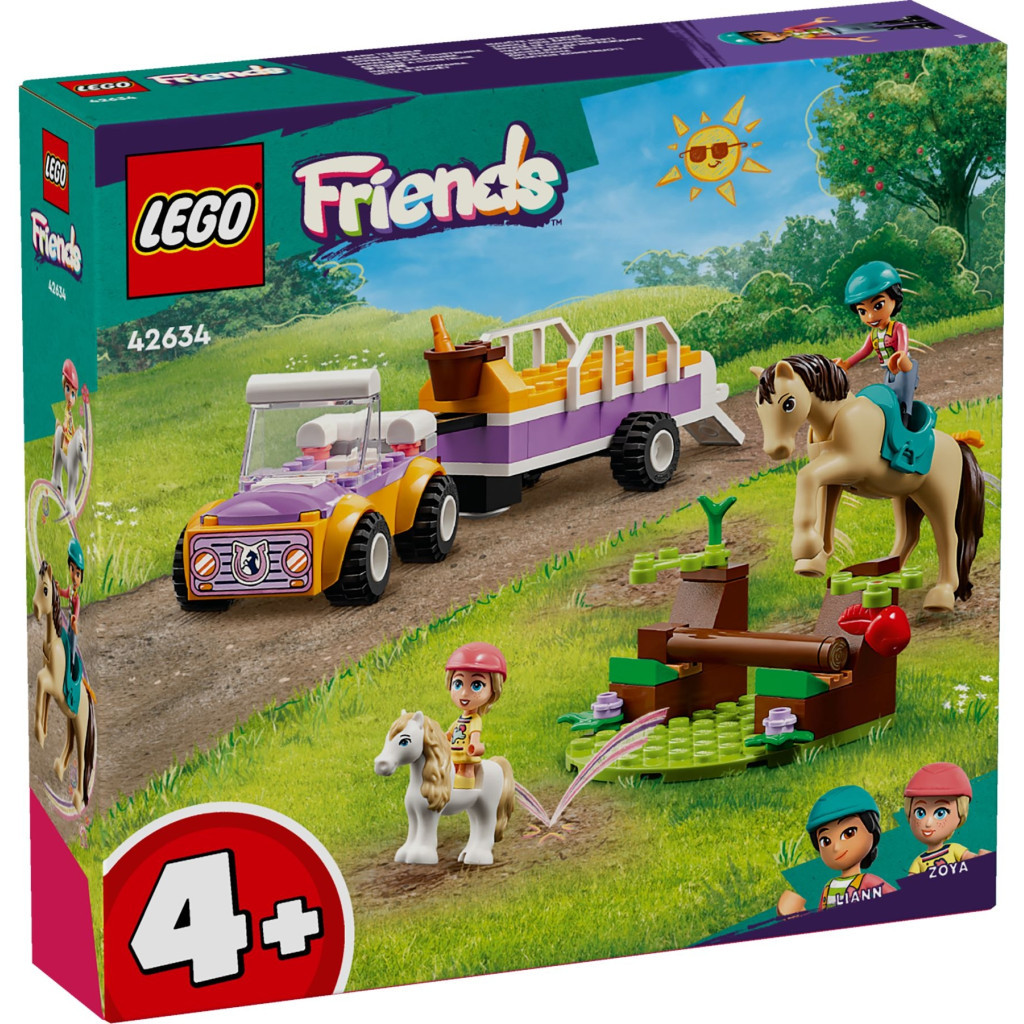 Конструктор LEGO Friends Причіп для коня й поні 105 деталей (42634) - зображення 1