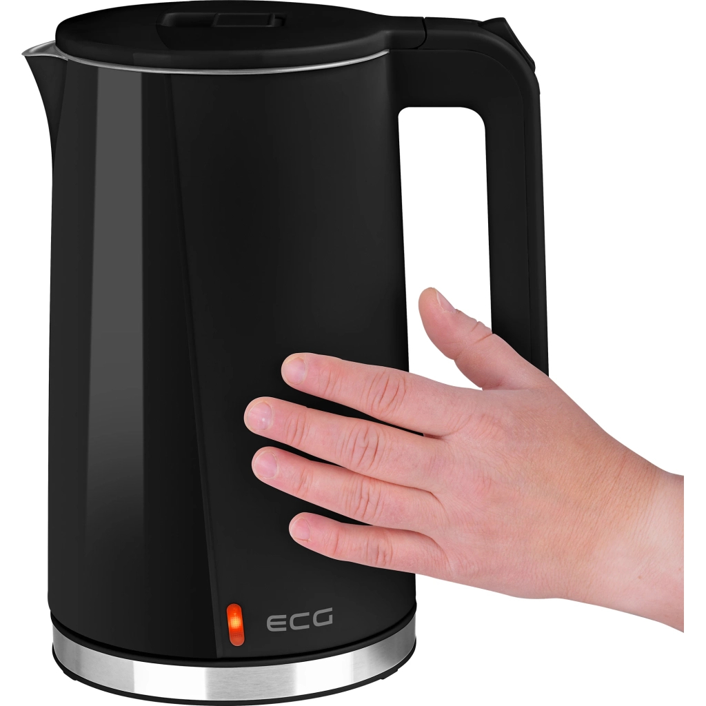 Електрочайник ECG RK 1702 Safe to Touch Black - зображення 10
