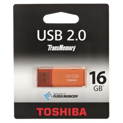 USB флеш накопичувач Toshiba 16GB Hayabusa Orange USB 2.0 (THNU16HAYORANG(BL5) - зображення 3