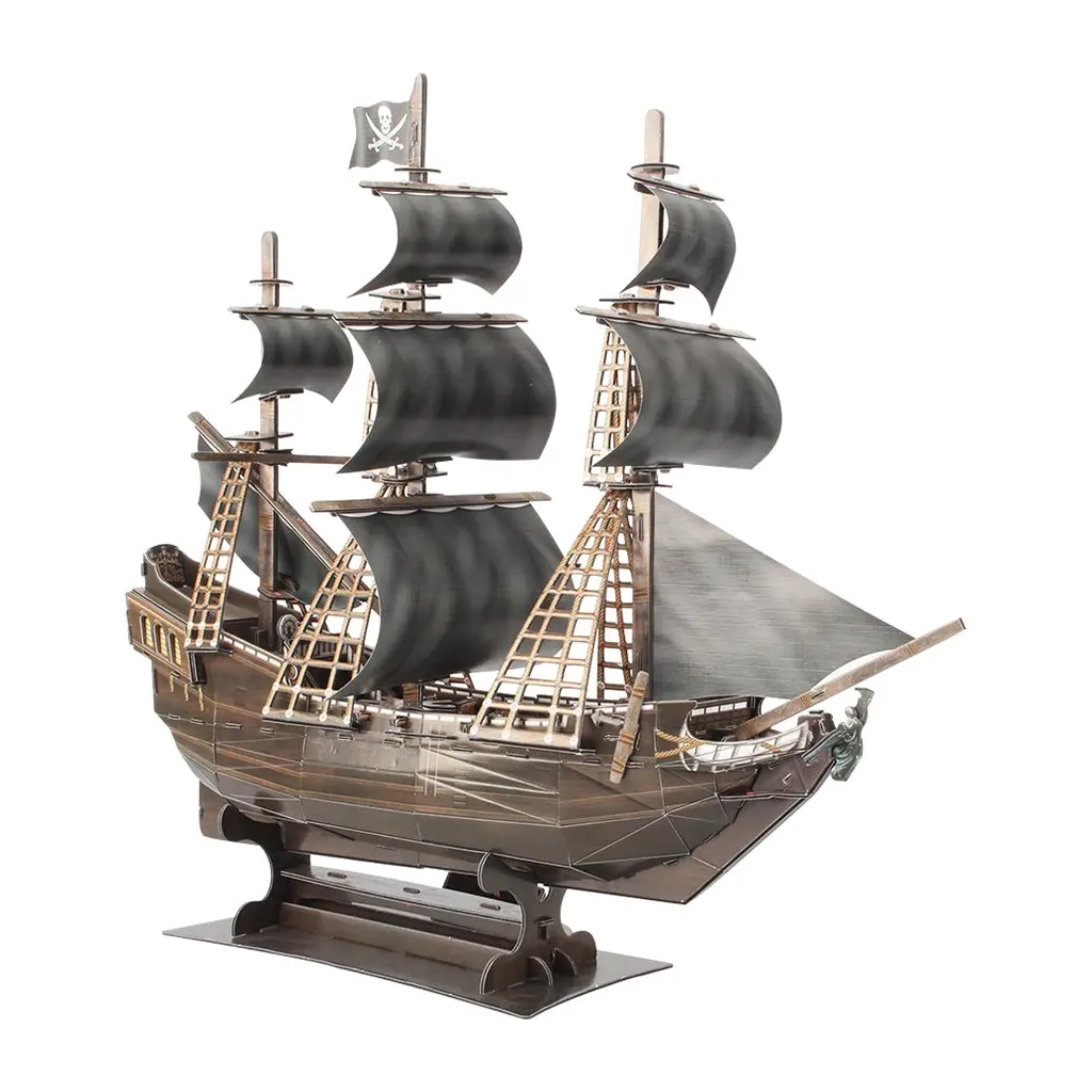Пазл Cubic Fun 3D Корабель Чорної Бороди Помста Королеви Анн (T4005h) - зображення 3