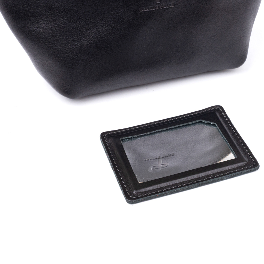 Косметичка Grande Pelle Зі шкіри Чорна (11302) - зображення 5