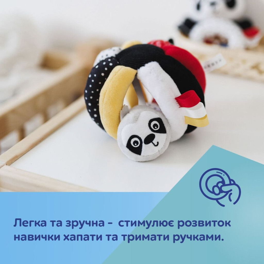 Брязкальце Canpol м'ячик з пищалкою BabiesBoo (68/089) - изображение 10