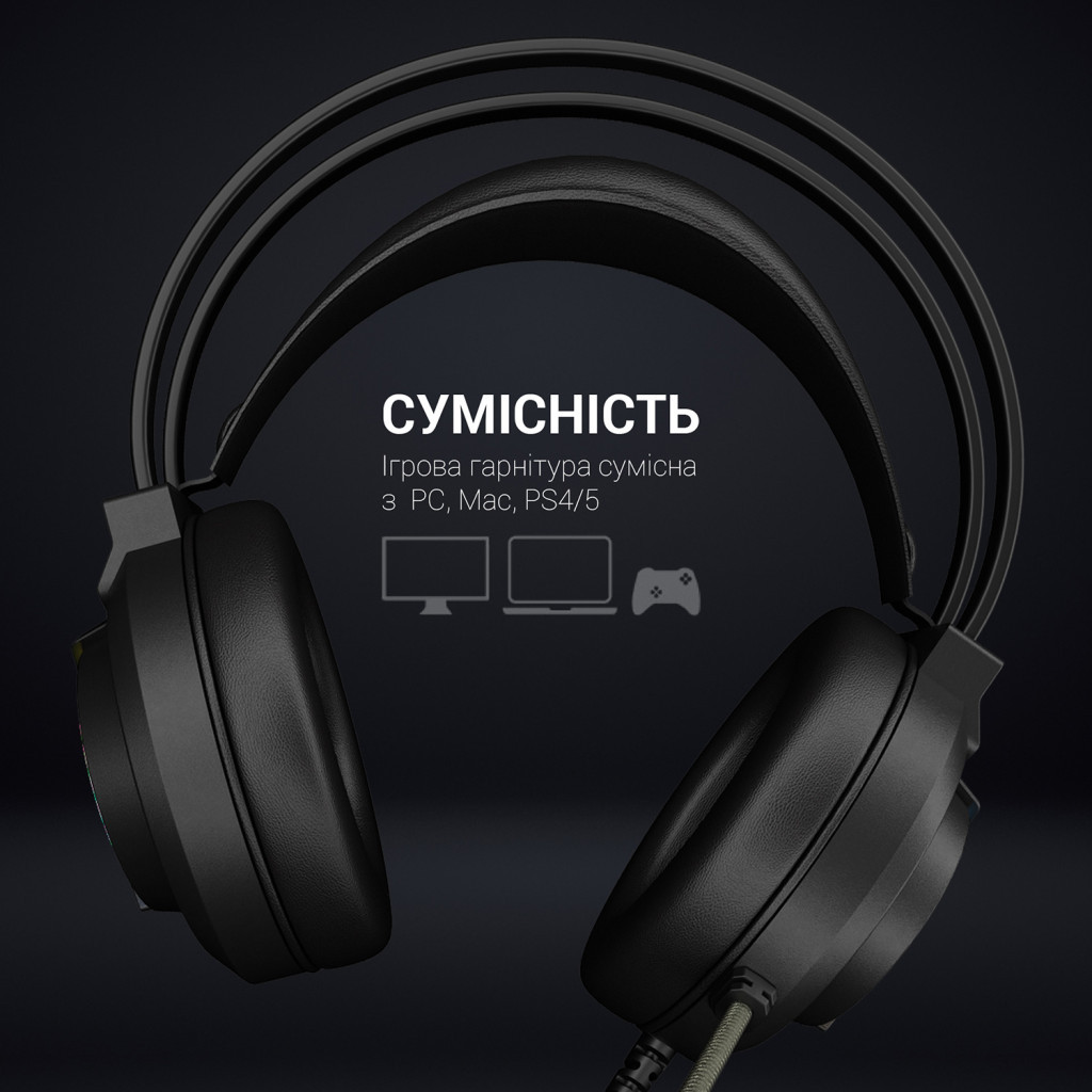 Навушники GamePro HS565 Nitro Black (HS565) - зображення 9