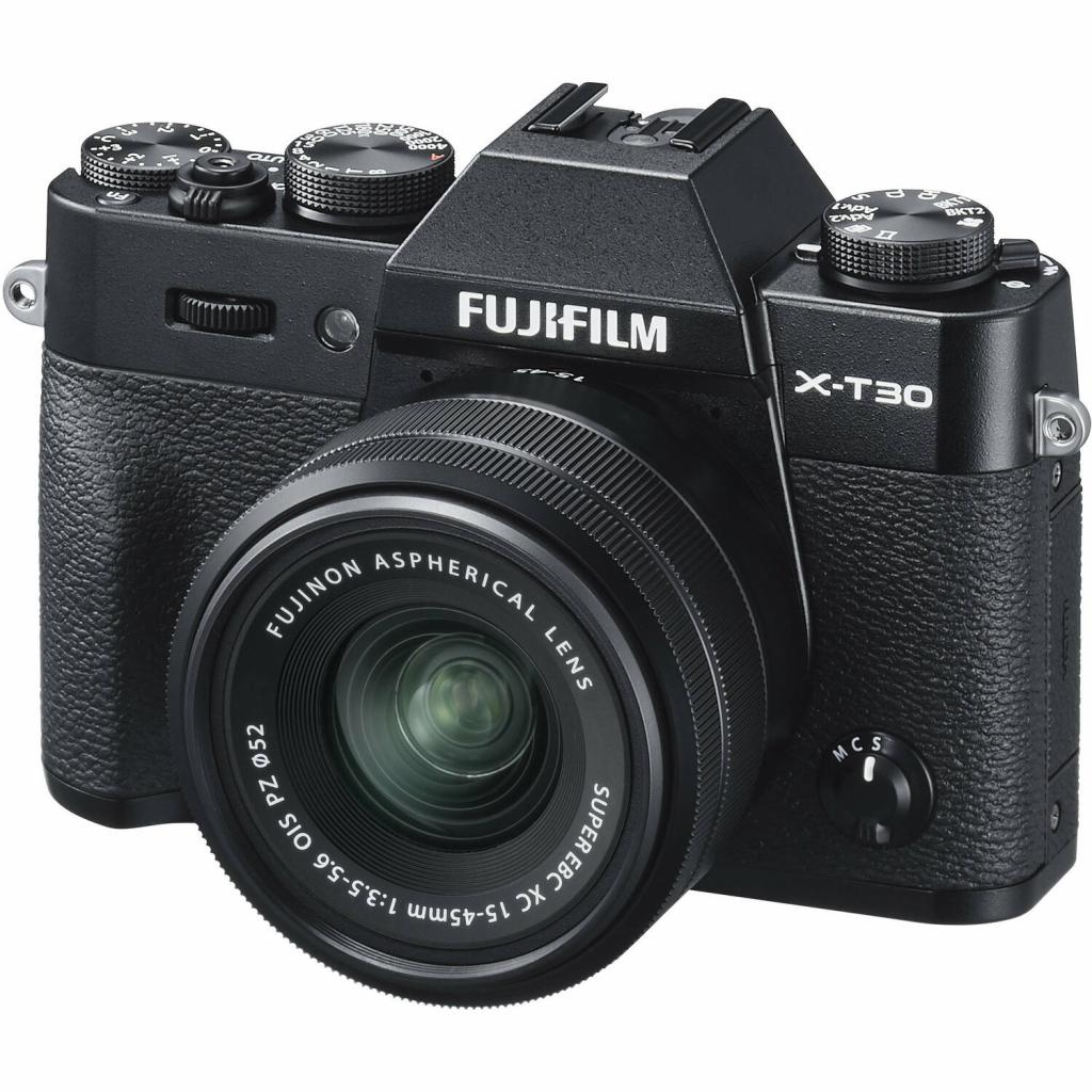 Цифровий фотоапарат Fujifilm X-T30 XC 15-45mm F3.5-5.6 Kit Black (16619267) - зображення 1