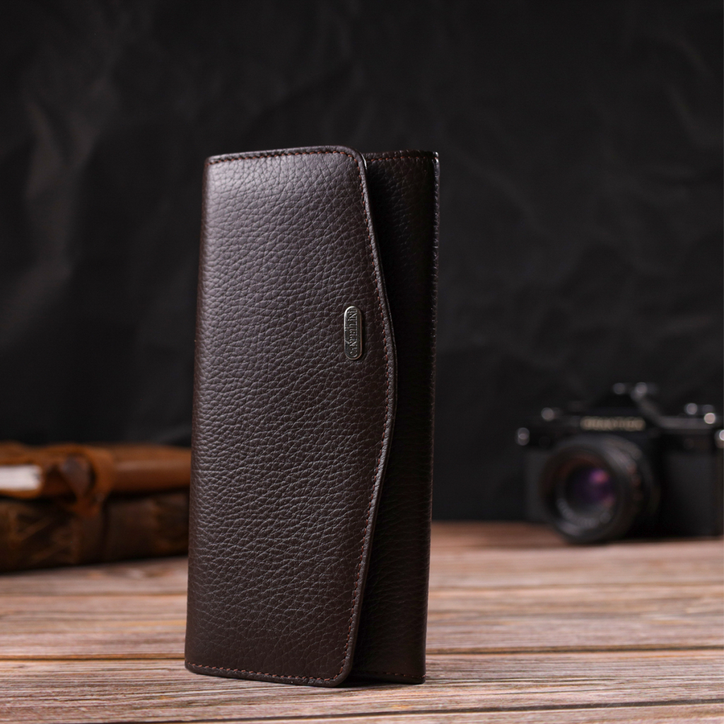 Гаманець Canpellini Шкіряний Коричневий (21723) - зображення 8