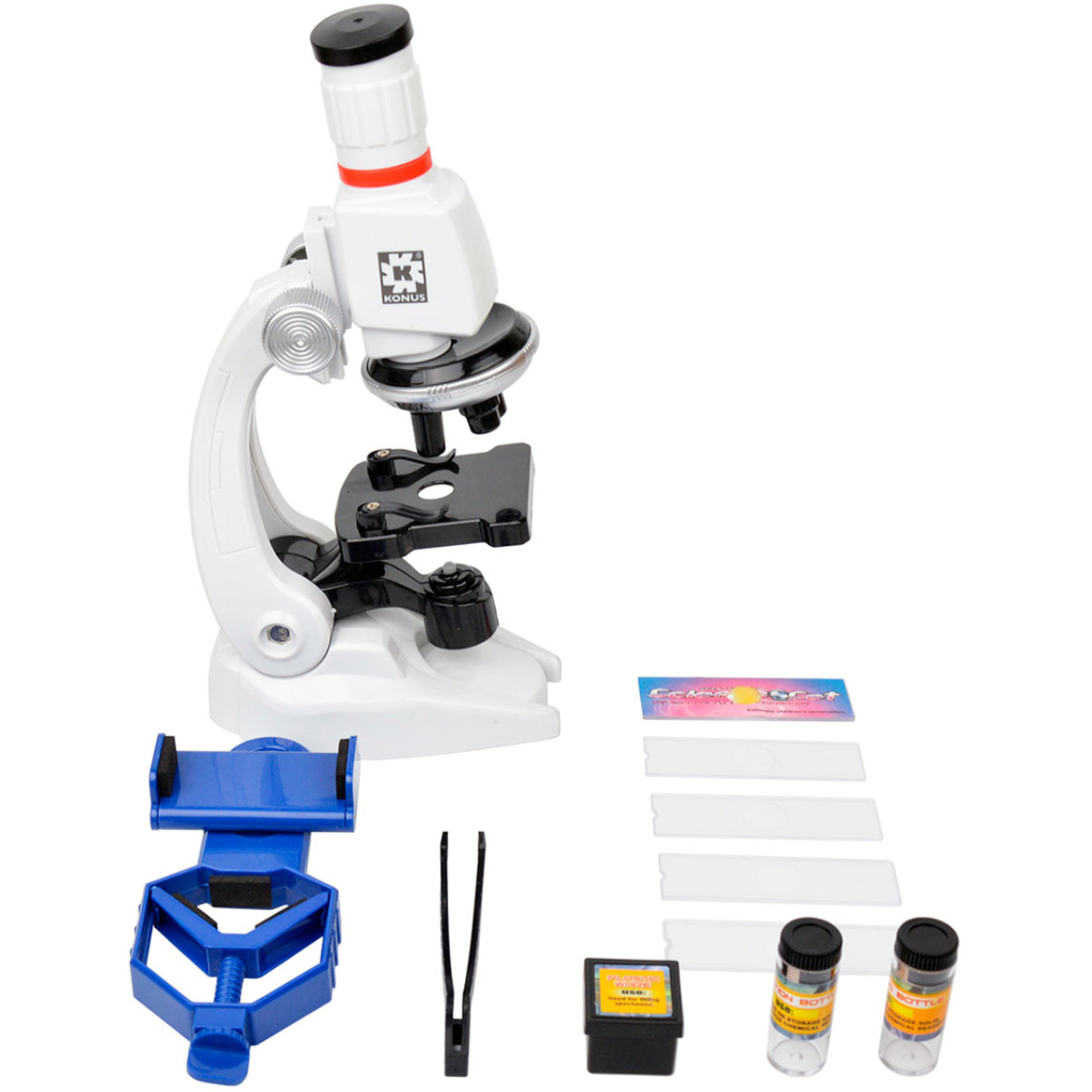 Мікроскоп Konus KonusTudy-5 100x, 400x, 1200x (смартфон-адаптер) (5013) - зображення 6