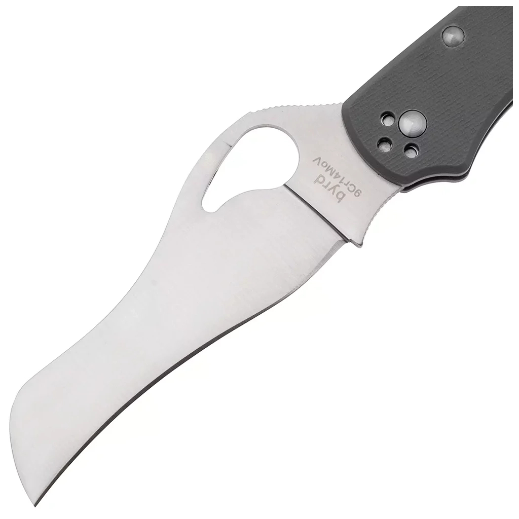 Ніж Spyderco Byrd Gooney 9Cr14MoV G-10 Grey (BY24GPGY) - зображення 7