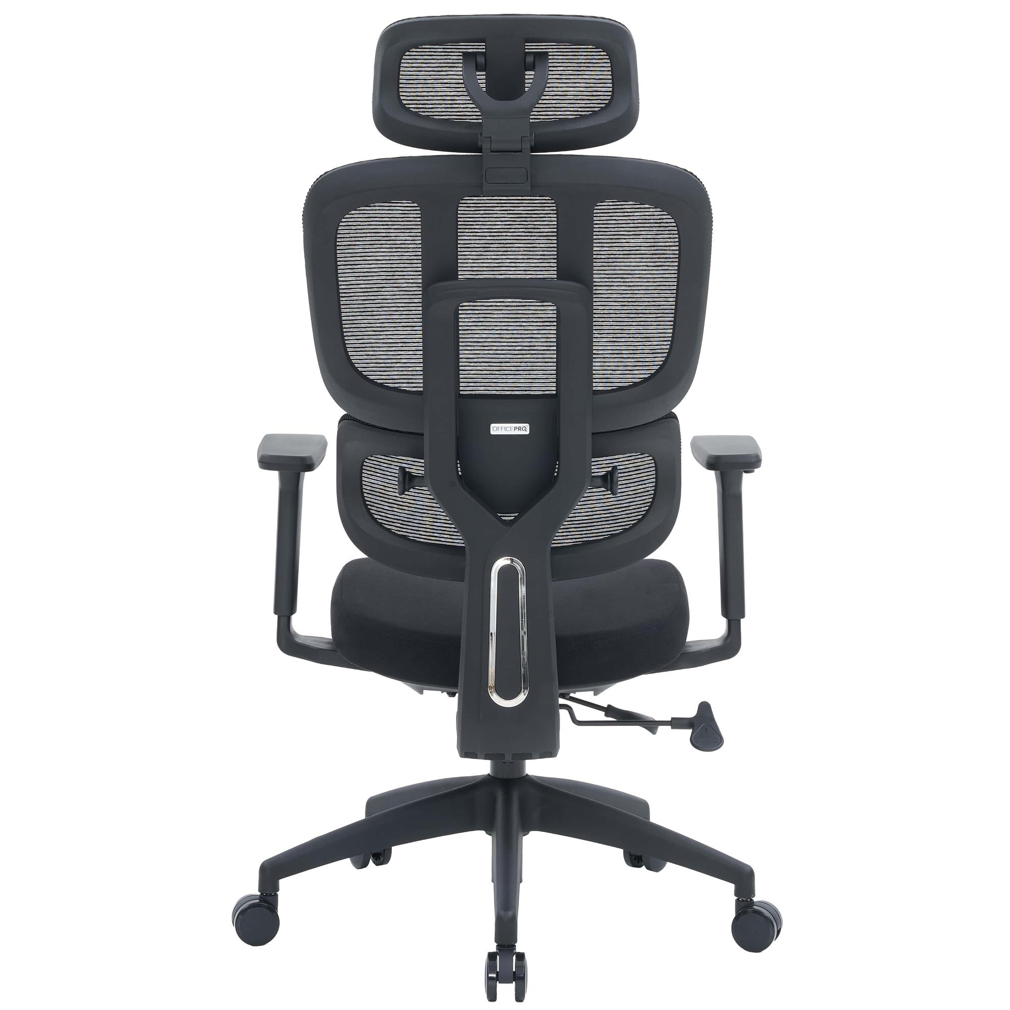 Крісло офісне OfficePro Skyline OC580-B-B-B Black - зображення 5