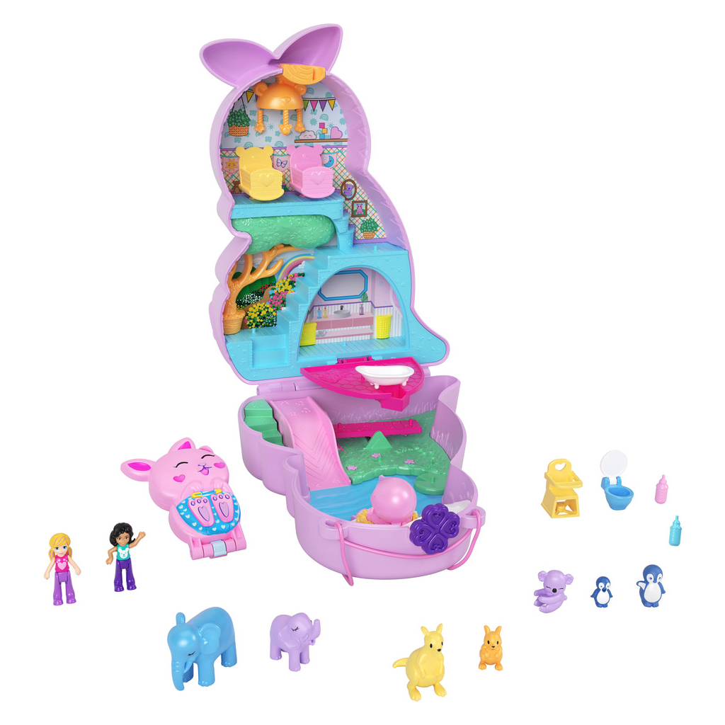 Лялька Polly Pocket Веселі пригоди з кенгуру (HKV50) - зображення 3