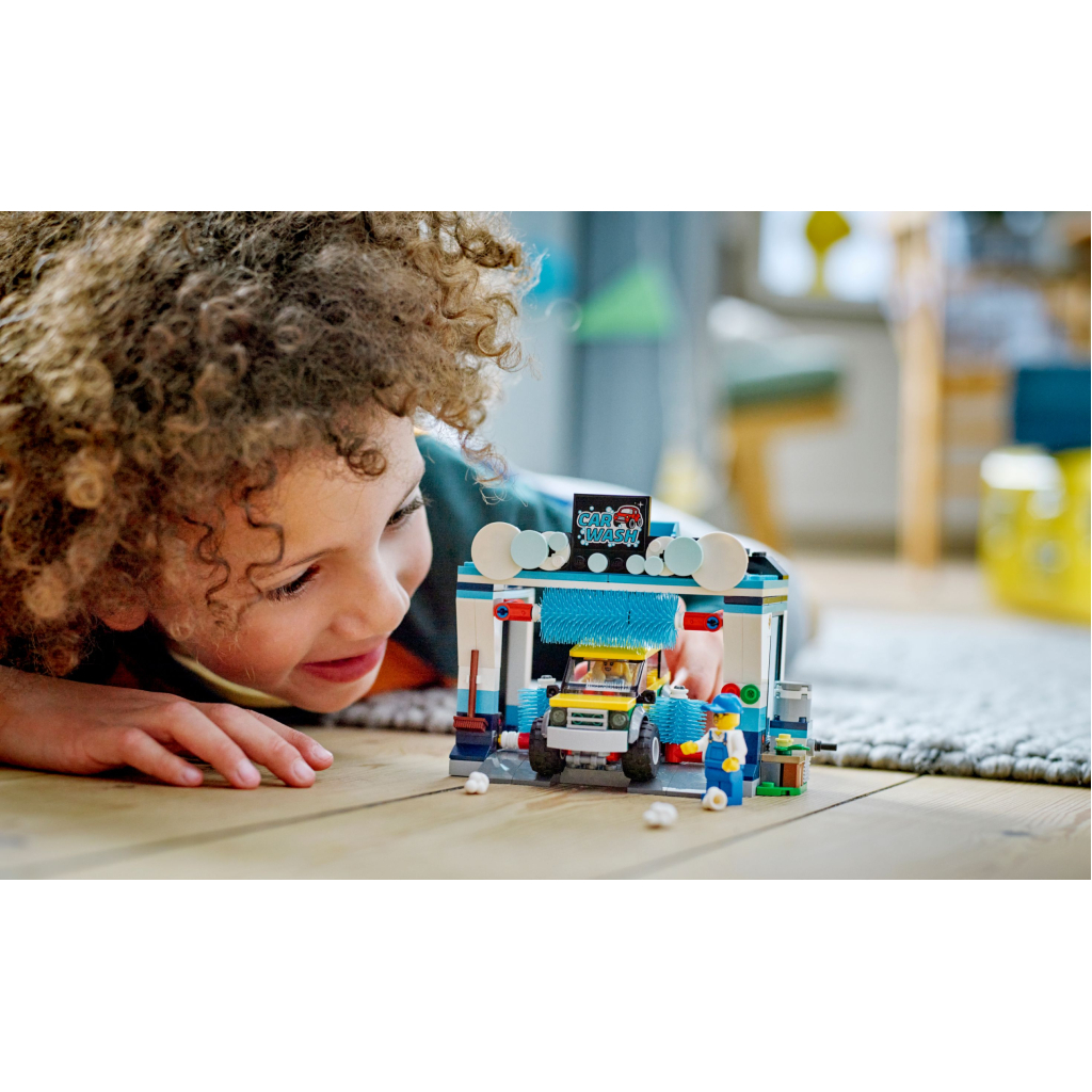Конструктор LEGO City Автомийка 243 деталей (60362) - зображення 8