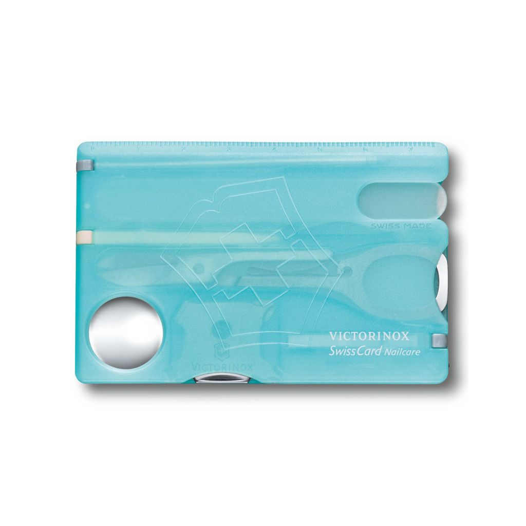 Мультитул Victorinox SwissCard NailCare Transparent Blue (0.7240.T21) - зображення 4
