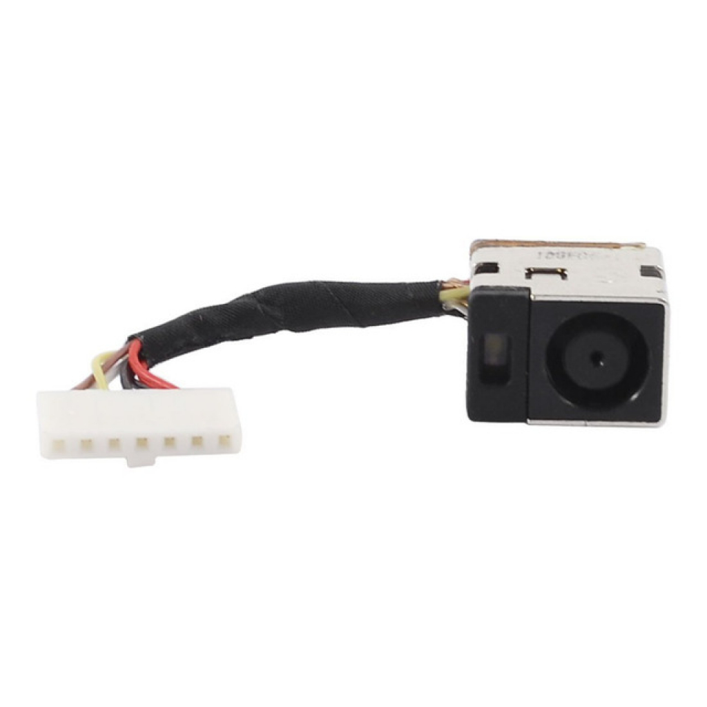 Роз'єм живлення ноутбука з кабелем для HP PJ178 (7.4mm x 5.0mm + center pin), 7-pin, Универсальный (A49033) - зображення 1