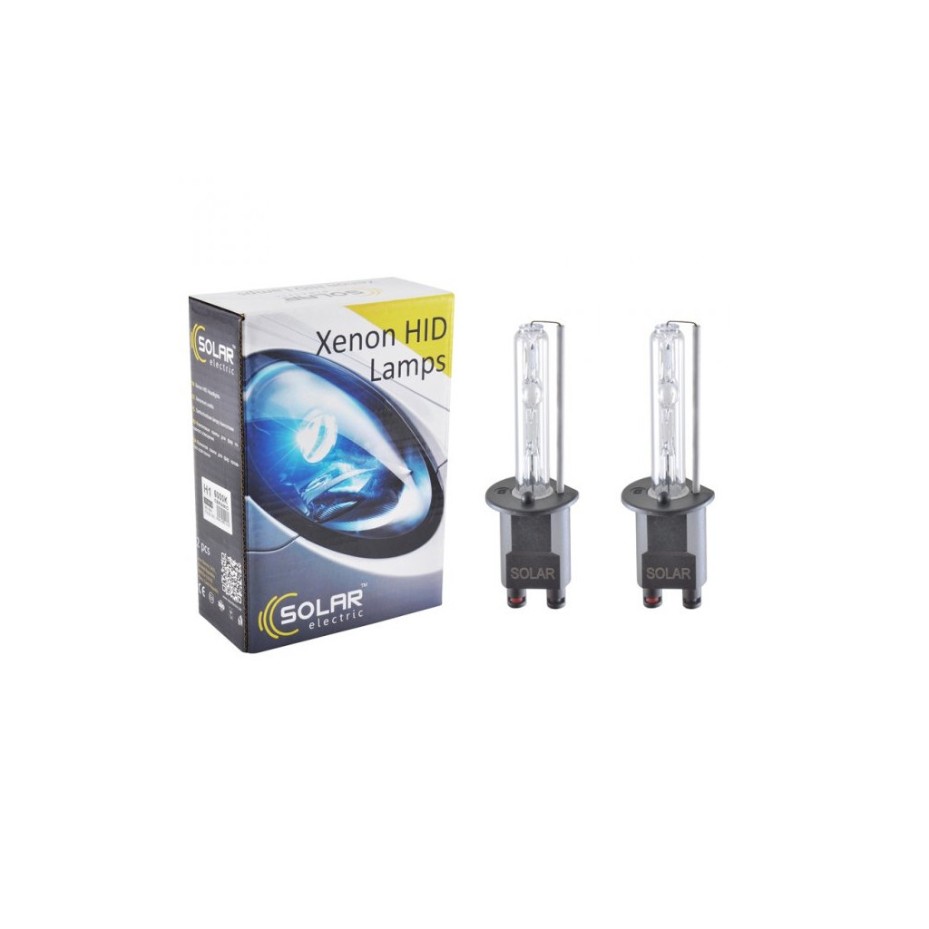 Автолампа SOLAR H1 CERAMIC, 6000K,85V,35W P14.5s (1161) - зображення 2