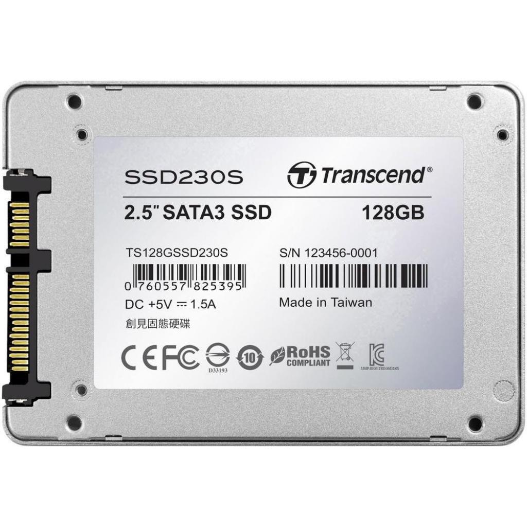 Накопичувач SSD 2.5" 128GB Transcend (TS128GSSD230S) - зображення 3