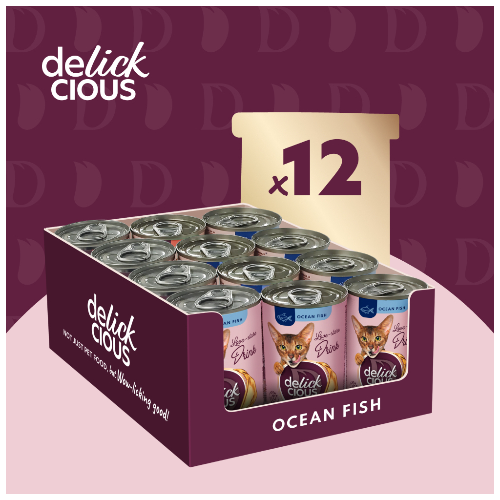 Вологий корм для кішок Delickcious Напій з океанічною рибою 140 г (4820269141537) - зображення 5