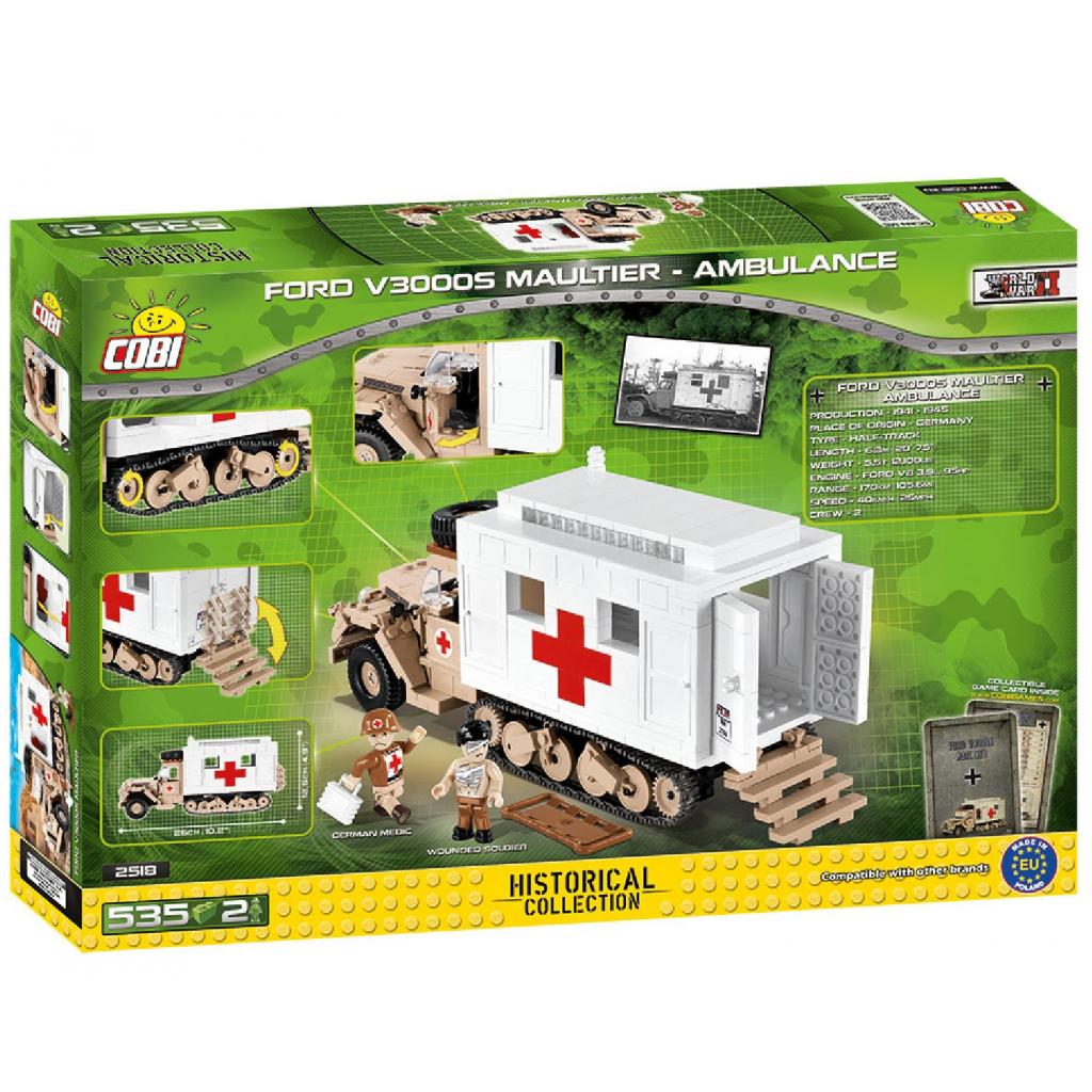 Конструктор Cobi Напівгусенична санітарна машина Мул 535 деталей (COBI-2518) - зображення 6