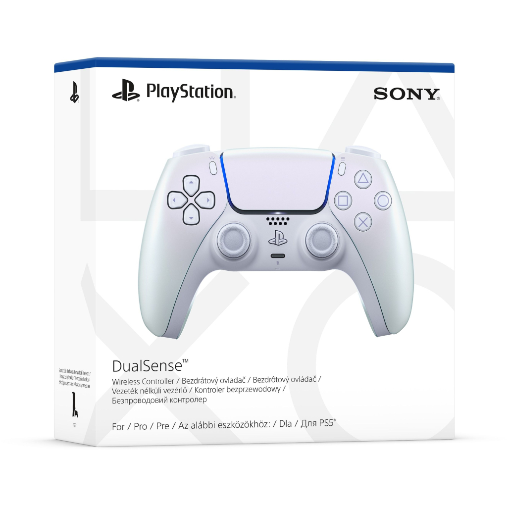 Геймпад Sony Playstation DualSense Bluetooth PS5 Chrome Pearl (1000044446) - зображення 3