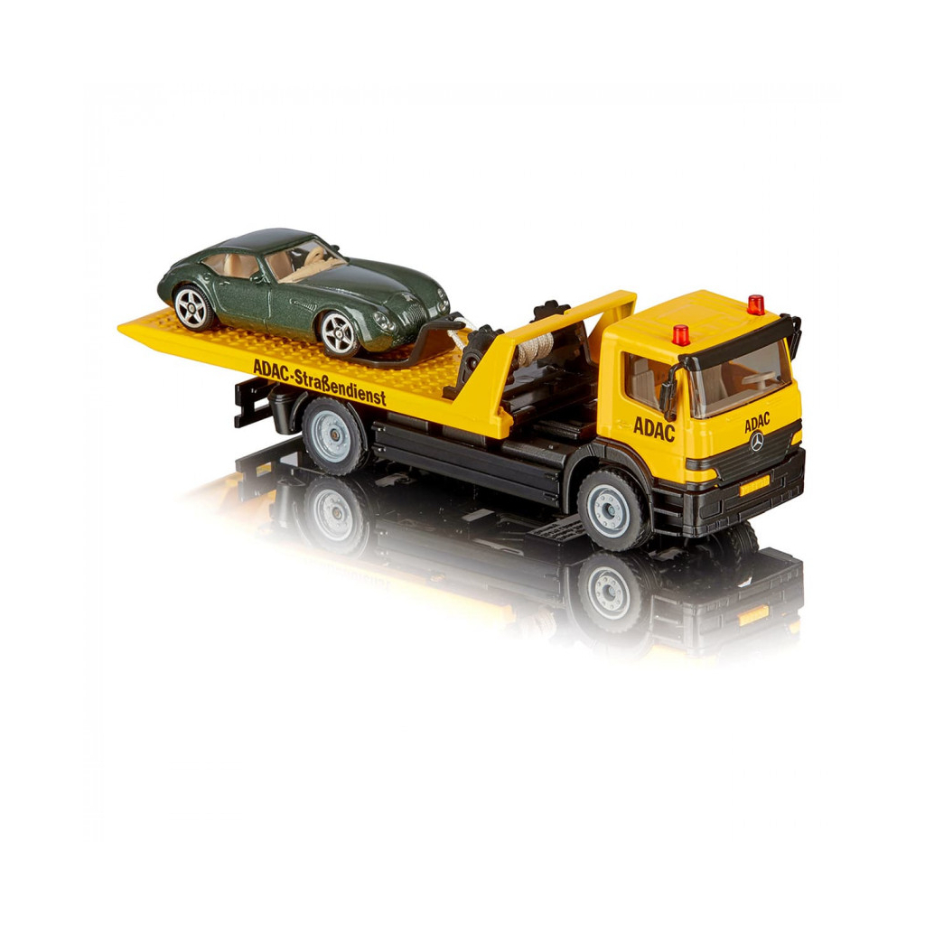 Спецтехніка Siku Вантажівка-евакуатор з легковою машиною (6321454) - зображення 3