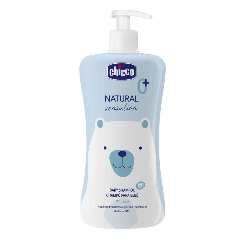 Дитячий шампунь Chicco Natural Sensation Без сліз, 500 мл 8058664164011 (11531.00) - изображение 1