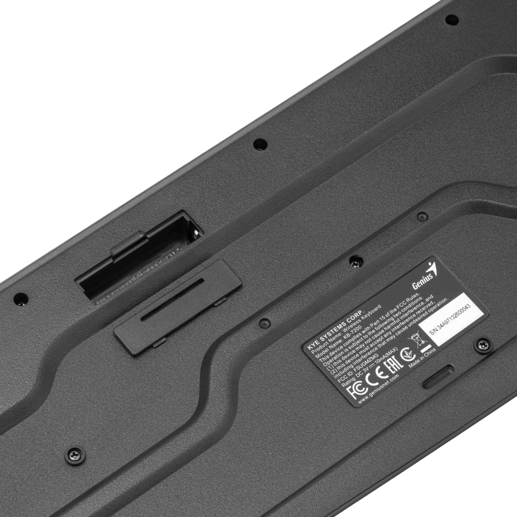 Клавіатура Genius KB-7200 Wireless UA Black (31320002406) - зображення 12