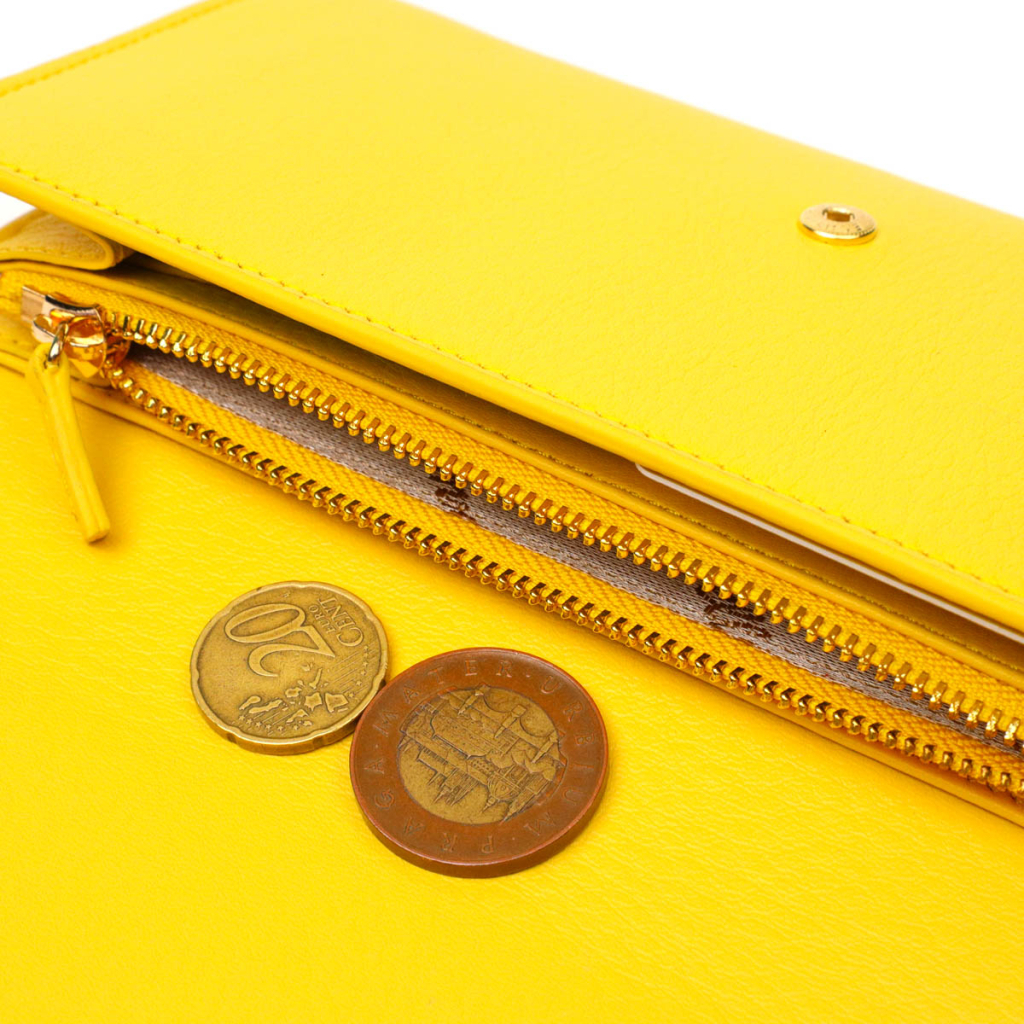Портмоне Tony Bellucci З натуральної шкіри Жовте (21975) - зображення 7