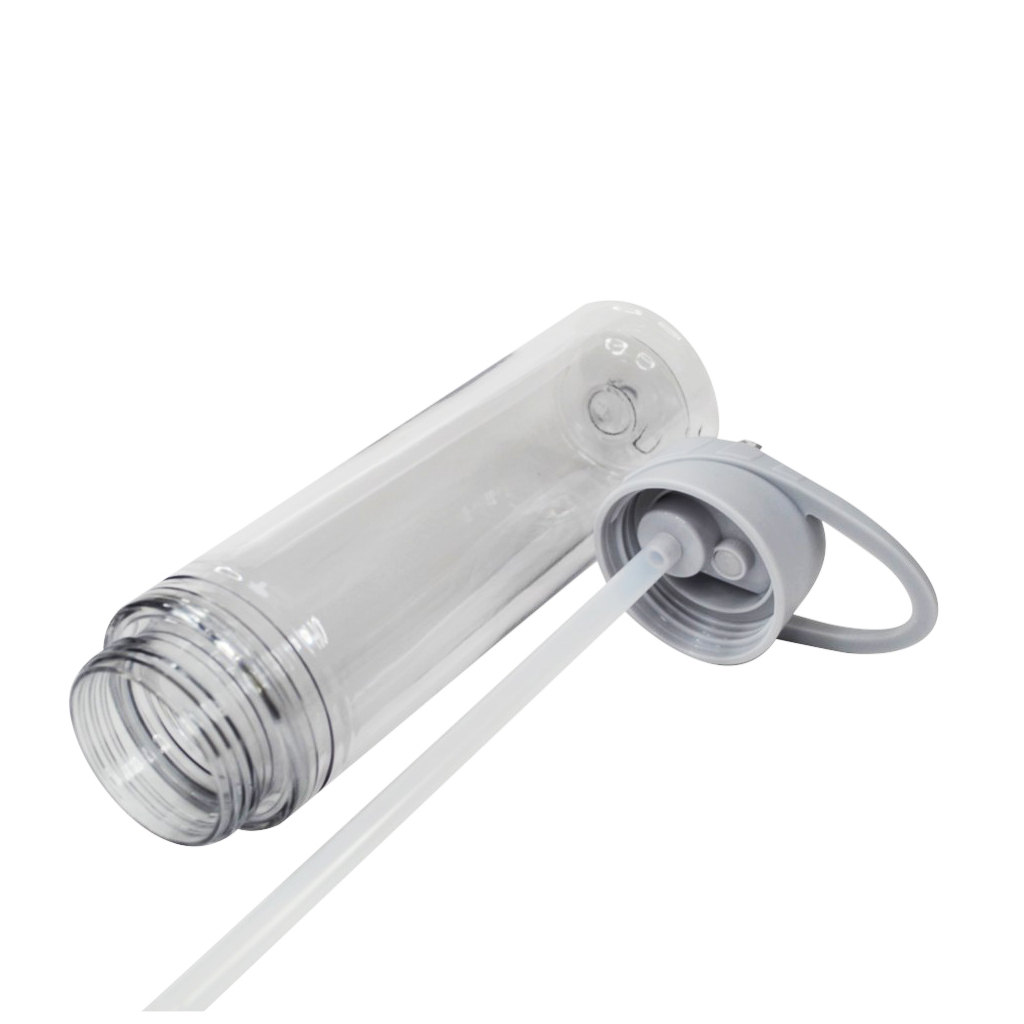 Пляшка для води Line Art Liquid 620 мл сіра (20225LA-07) - зображення 5