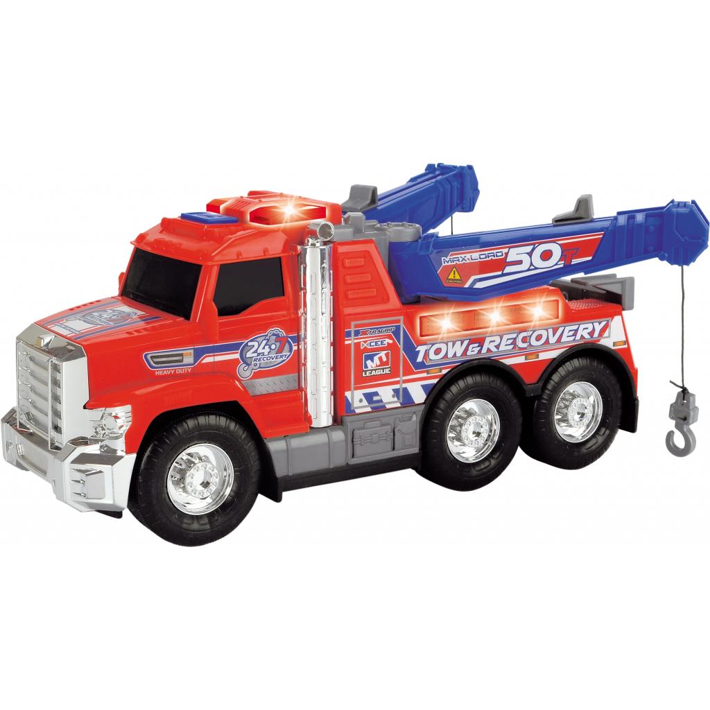 Спецтехніка Dickie Toys Евакуатор Дорожня допомога з подвійним маніпулятором, зі зв. (3306014) - зображення 1