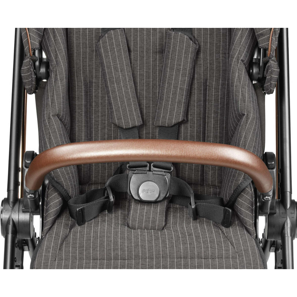 Коляска Peg-Perego 2 в 1 Vivace 500 вишукано-коричнева зі смужкою (IP28000000GS53SQ53) - зображення 4