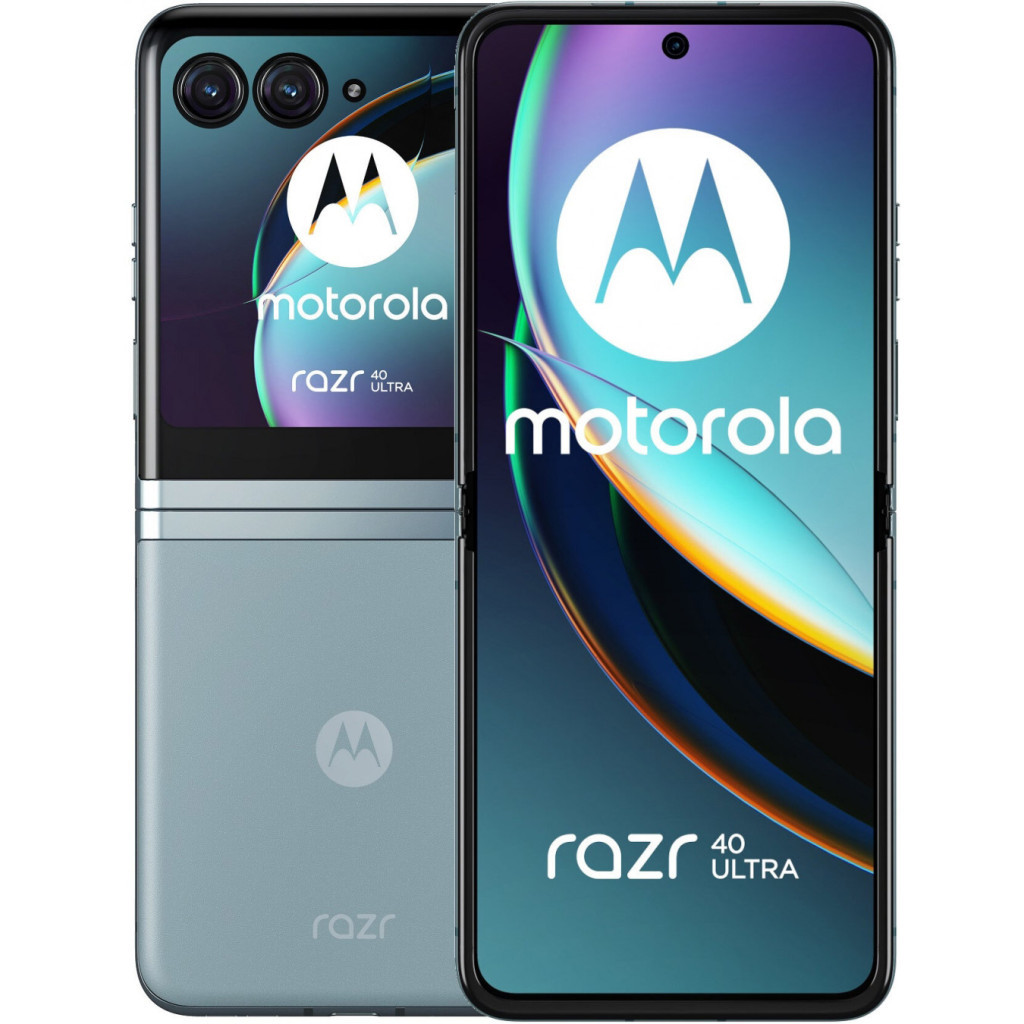 Мобільний телефон Motorola Razr 40 Ultra 8/256GB Glacier Blue (PAX40064RS) - зображення 1