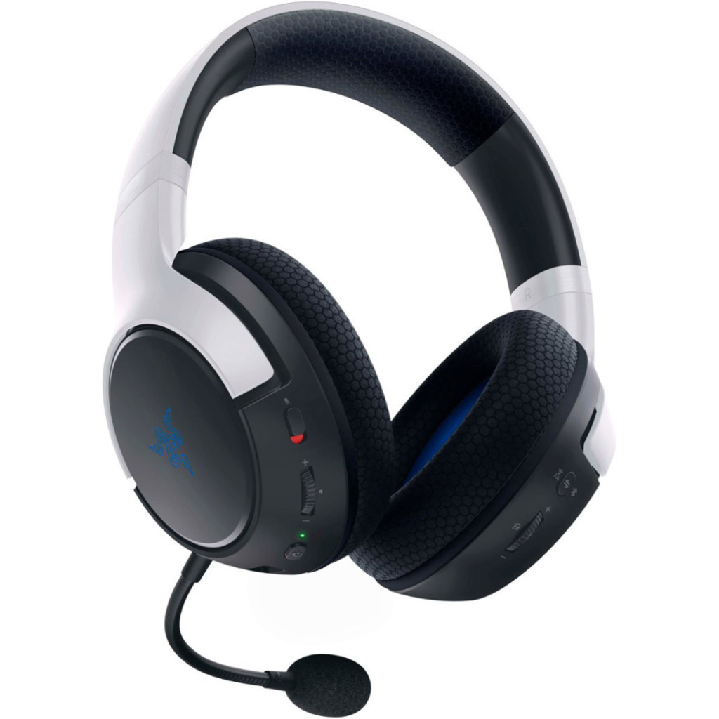 Навушники Razer Kaira Hyperspeed for PS5 Bluetooth White/Black (RZ04-03980200-R3G1) - зображення 5