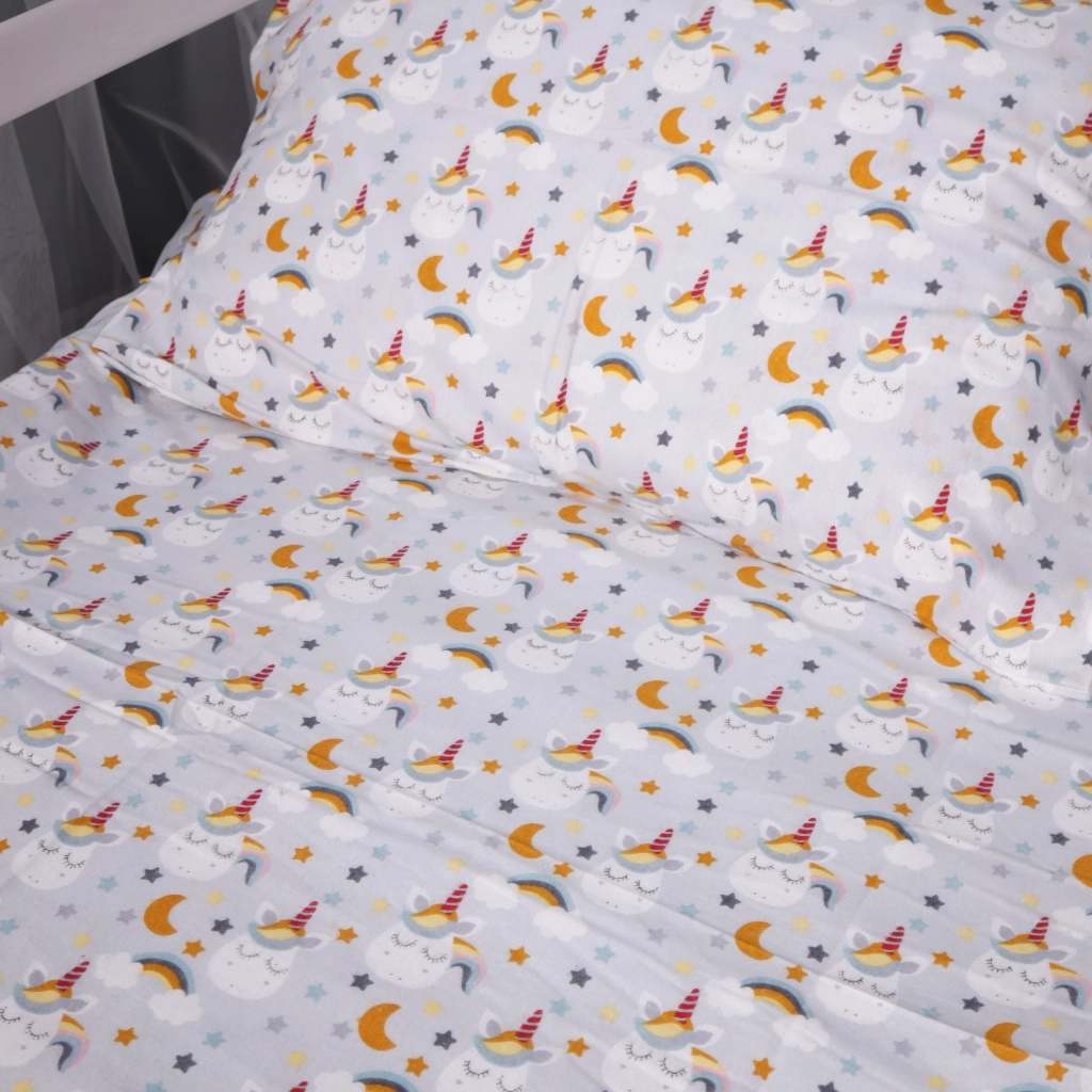 Постільна білизна MirSon 018 Unicorn Фланель 160x220 Полуторний Євро (2200009656033) - зображення 6