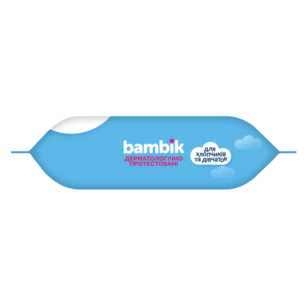 Дитячі вологі серветки Bambik з вівсяним молочком 120 шт. (43406100) - picture 2