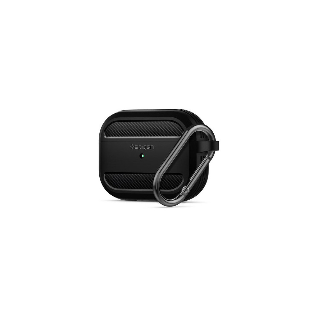 Чохол для навушників Spigen для Airpods Pro Rugged Armor Black (ASD00540) - зображення 2