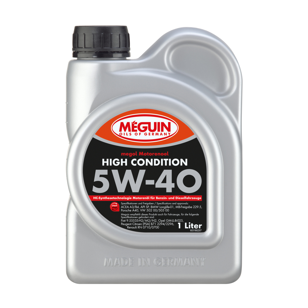 Моторна олива Meguin HIGH CONDITION SAE 5W-40 1л (3199) - зображення 1