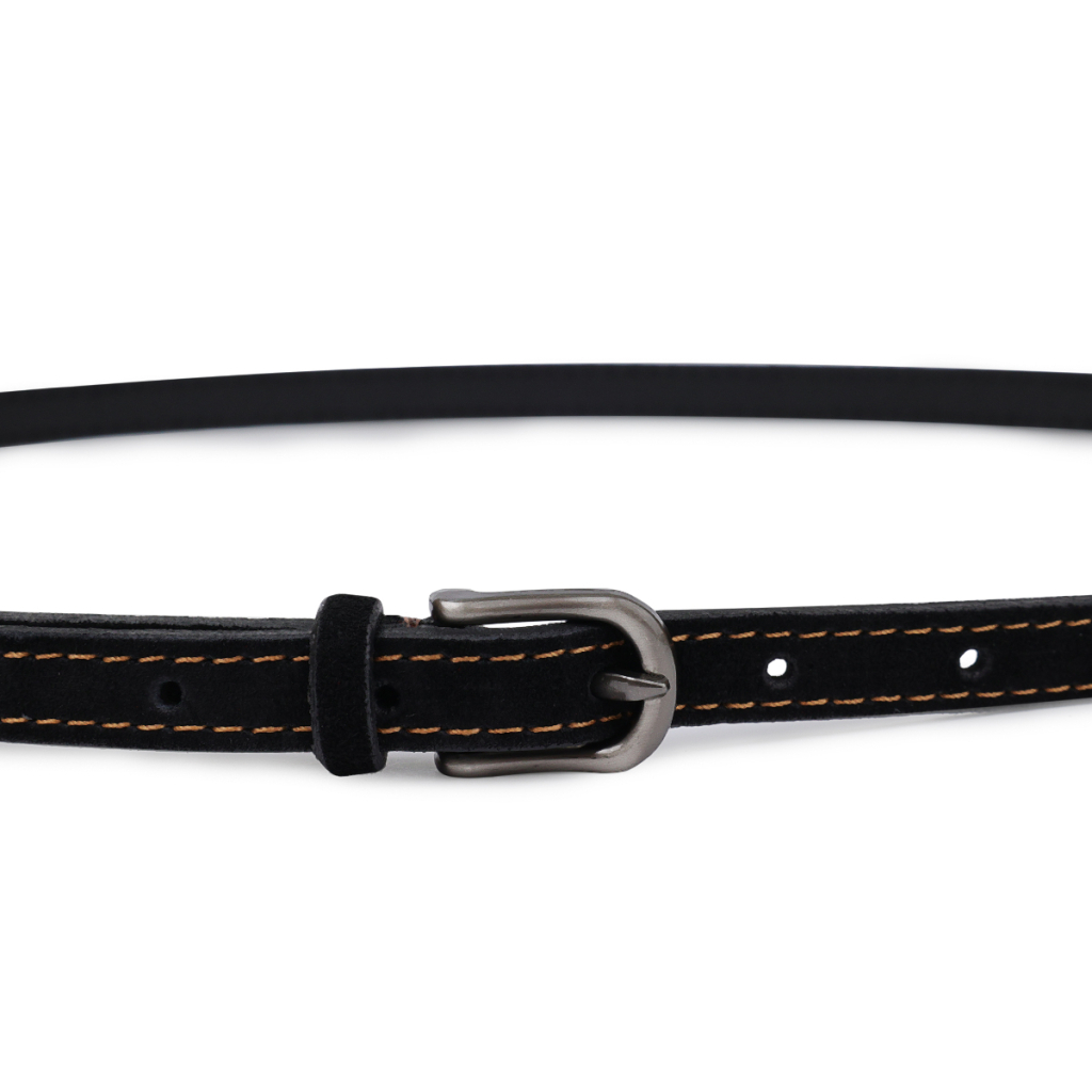 Ремінь Vintage Замшевий жіночий Чорний (20772) - зображення 6