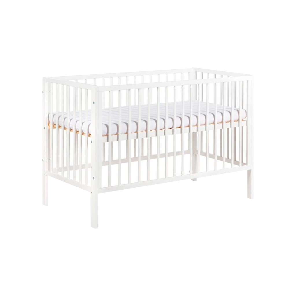 Ліжечко Klups Frank 120 х 60 см Біле (FRANK2) - изображение 1