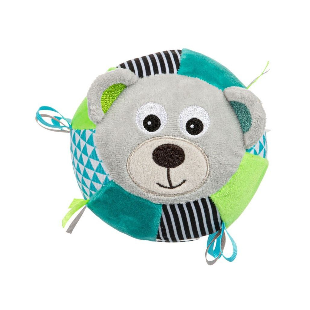 Брязкальце Canpol м'ячик з дзвоником BEARS сірий (68/074_grey) - зображення 2