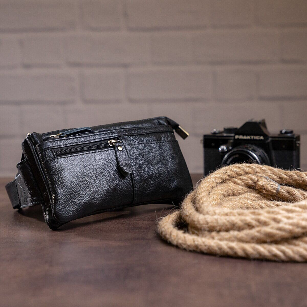 Сумка Vintage На пояс Чорна (14735) - зображення 5