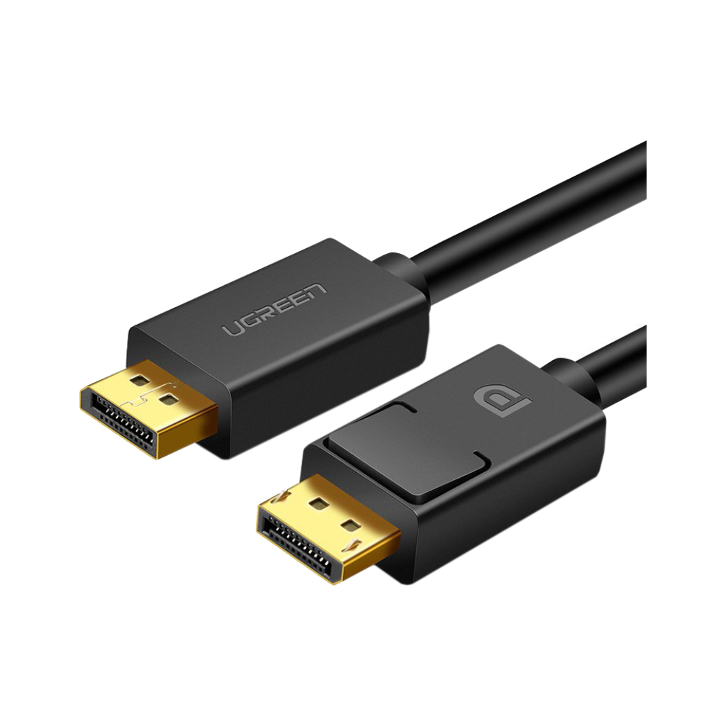 Кабель мультимедійний DisplayPort M to DisplayPort M 1.5m DP102 black UGREEN (10245) - зображення 1