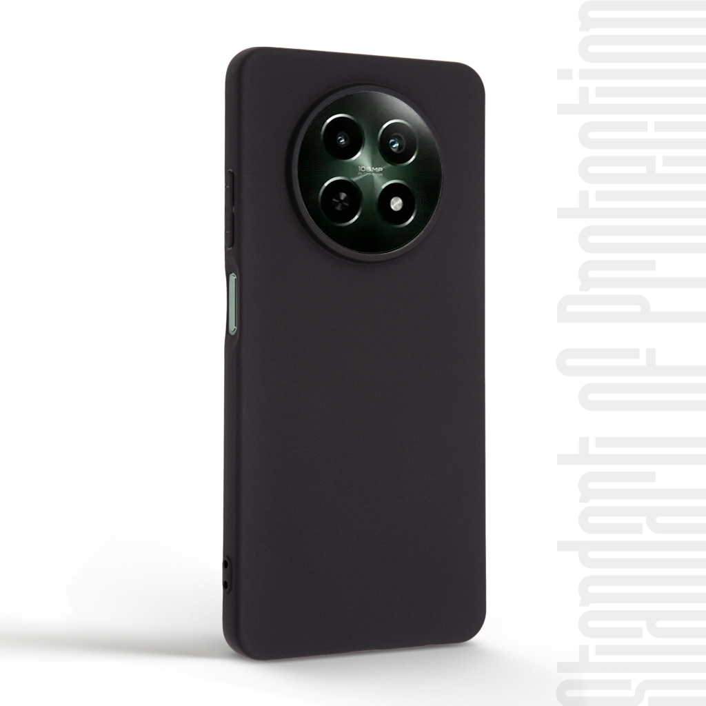 Чохол до мобільного телефона Armorstandart Matte Slim Fit Realme 12 5G Black (ARM77853) - зображення 2